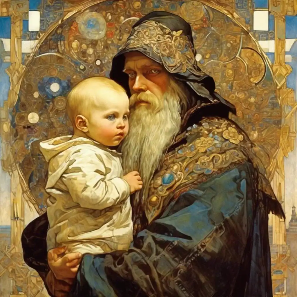 Fatherhood – Viktor Vasnetsov